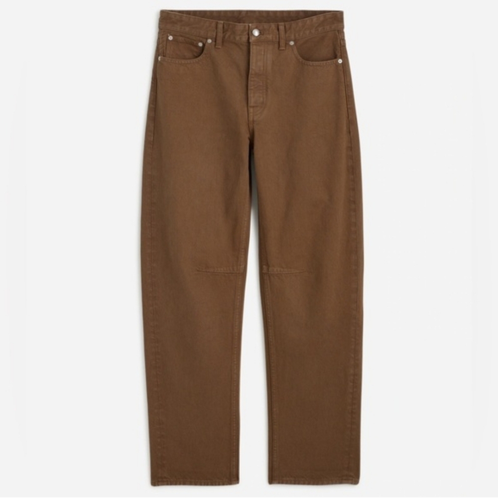 Madewell The Darted Barrel Jeans In Garment Dyed Denim